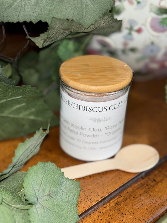 Rose/Hibiscus Clay Face Mask